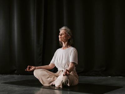 Hands in a mudra position close up.